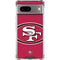NFL San Francisco 49ers Large Logo Google Pixel 7a Clear Case